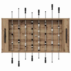 Table de Foosball Chêne Artisanal 146,5 x 74 x 85 cm 563255563255
