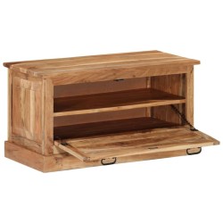 Banc de rangement de chaussures 85x40x45cm Bois d'acacia massif 563256563256