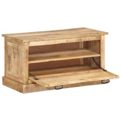 Banc de rangement de chaussures 85x40x45 cm Bois de manguier 563257563257