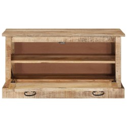 Banc de rangement de chaussures 85x40x45 cm Bois de manguier 563257563257