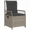Ensemble de salle à manger pour jardin 3 pcs Gris clair 563478563478