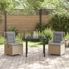 Ensemble de salle à manger pour jardin 3 pcs 563480563480
