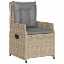 Ensemble de salle à manger pour jardin 3 pcs polyrotin 563482563482