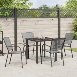 Ensemble de salle à manger pour jardin 5 pcs Anthracite 563499563499
