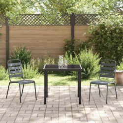 Ensemble de salle à manger pour jardin 3 pcs Anthracite 563518563518