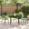 Ensemble de salle à manger pour jardin 3 pcs Anthracite 563518563518