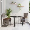 Ensemble de salle à manger pour jardin avec coussin 3 pcs Gris 563520563520