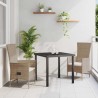 Ensemble de salle à manger pour jardin 3 pcs Beige polyrotin 563522563522
