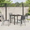 Ensemble de salle à manger pour jardin 5 pcs Anthracite 563546563546