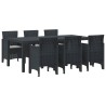 Ensemble de salle à manger pour jardin 7 pcs Anthracite 563549563549