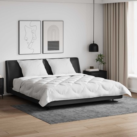 Couette avec Oreillers avec oreiller 3 pcs Blanc Microfibre 563566563566