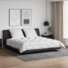 Couette avec Oreillers avec oreiller 3 pcs Blanc Microfibre 563570563570