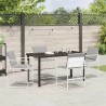 Ensemble de salle à manger pour jardin 5 pcs Blanc 563586563586
