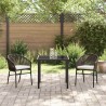 Ensemble de salle à manger pour jardin 3 pcs Marron 563588563588