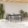 Ensemble de salle à manger pour jardin 7 pcs Anthracite 563591563591