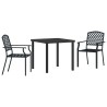 Ensemble de salle à manger pour jardin 3 pcs Anthracite 563592563592