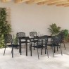 Ensemble de salle à manger pour jardin 7 pcs Anthracite 563596563596