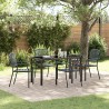 Ensemble de salle à manger pour jardin 5 pcs Anthracite 563597563597