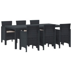 Ensemble de salle à manger pour jardin 7 pcs Anthracite 563624563624