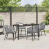 Ensemble de salle à manger pour jardin 5 pcs Anthracite 563713563713