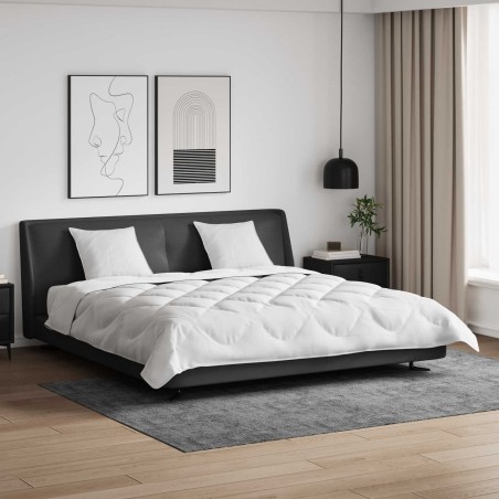 Couette avec Oreillers avec oreiller 3 pcs Blanc Microfibre 563734563734