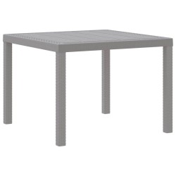 Ensemble de salle à manger pour jardin 5 pcs Gris clair 563811563811