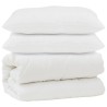 Couette avec oreiller 3 pcs Blanc Microfibre 563852563852