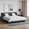 Couette avec Oreillers avec oreiller 3 pcs Blanc Microfibre 563857563857