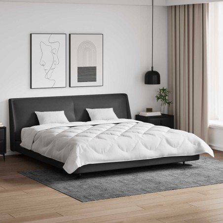Couette avec Oreillers avec oreiller 3 pcs Blanc Microfibre 563916563916