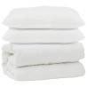 Couette avec oreiller 3 pcs Blanc Microfibre 563922563922