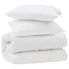 Ensemble de Duvet 3 pcs Blanc Microfibre et Plumes D'oie 563926563926