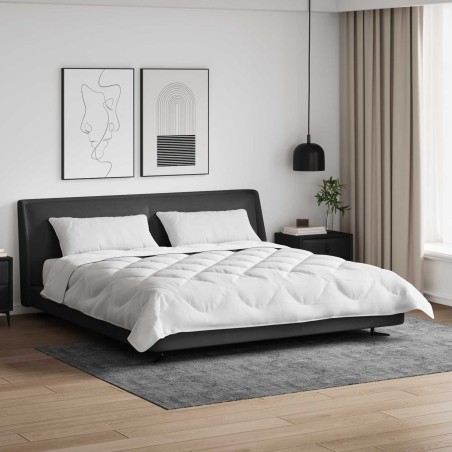 Ensemble de Duvet 3 pcs Blanc Microfibre et Plumes D'oie 563939563939