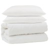 Ensemble de Duvet 3 pcs Blanc Microfibre et Plumes D'oie 563946563946