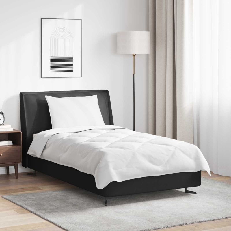 Couette avec oreiller 2 pcs Blanc Microfibre 563962563962