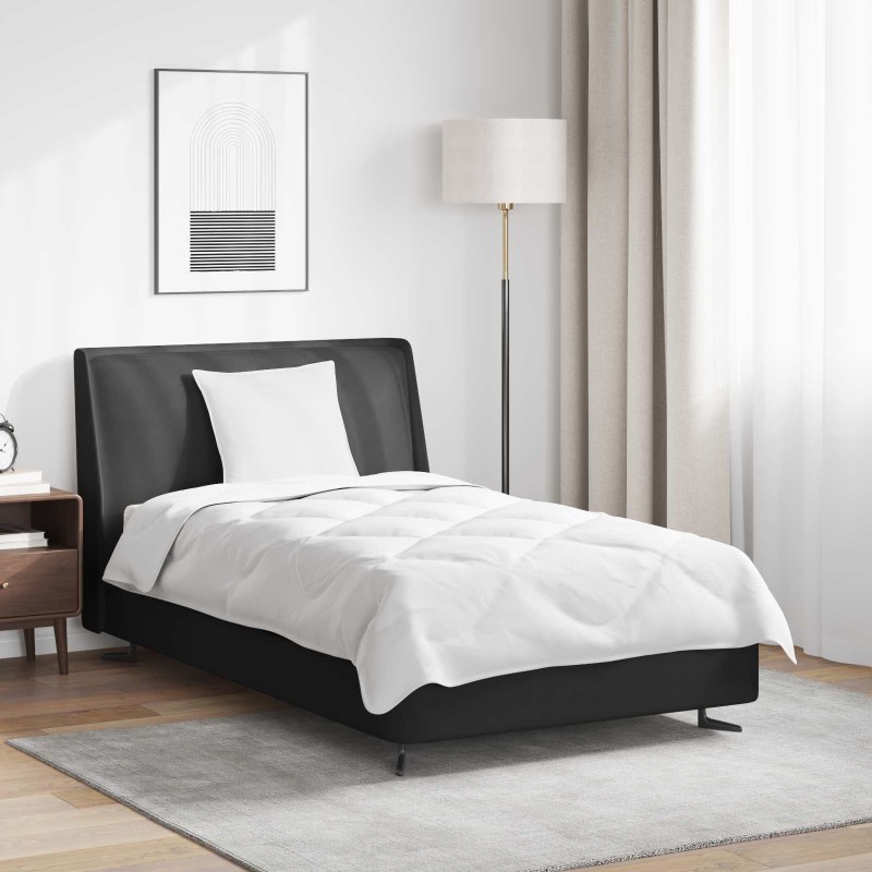 Couette avec oreiller 2 pcs Blanc Microfibre 563968563968