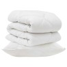 Couette avec oreiller 2 pcs Blanc Microfibre 563969563969