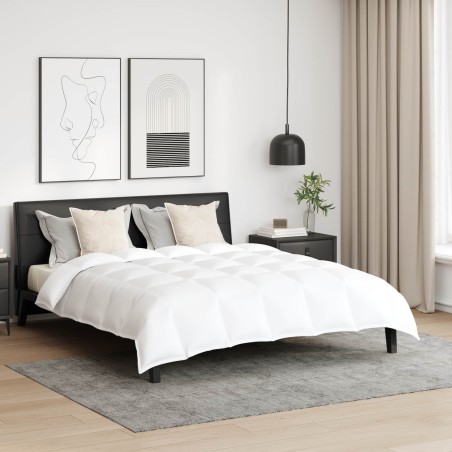 Ensemble de Duvet avec oreiller 3 pcs Blanc Plume de canard 564069564069
