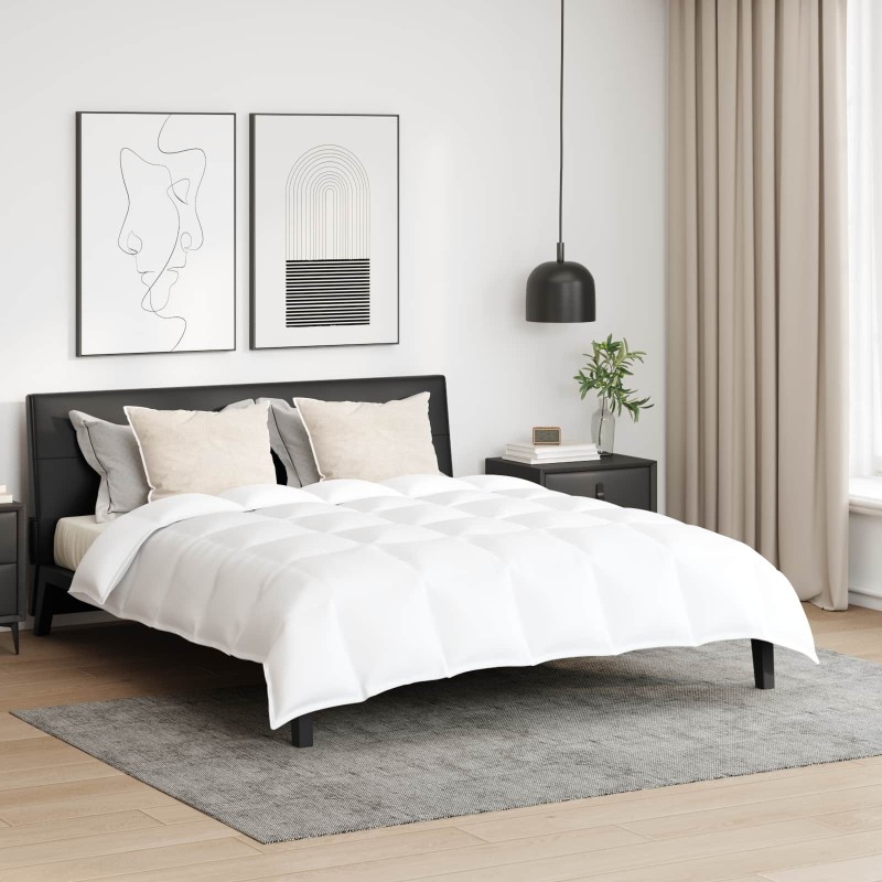 Ensemble de Duvet avec oreiller 3 pcs Blanc Plume de canard 564105564105