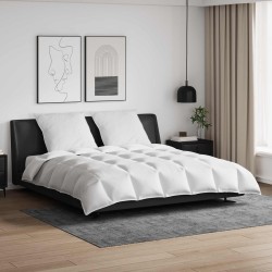 Ensemble de Duvet avec oreiller 3 pcs Blanc Plume de canard 564138564138