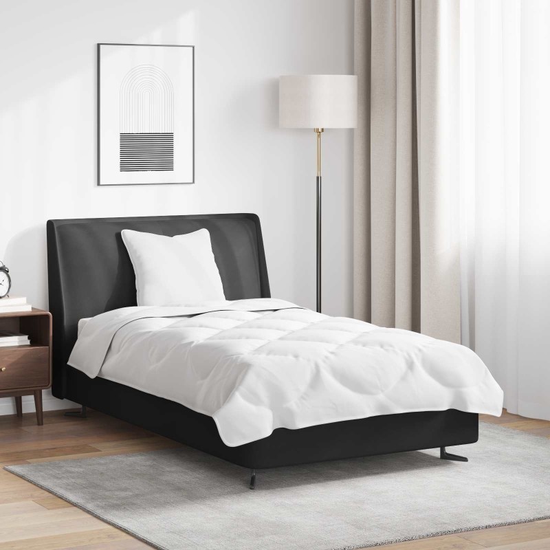 Ensemble de Duvet avec oreiller 2 pcs Blanc Microfibre 564188564188