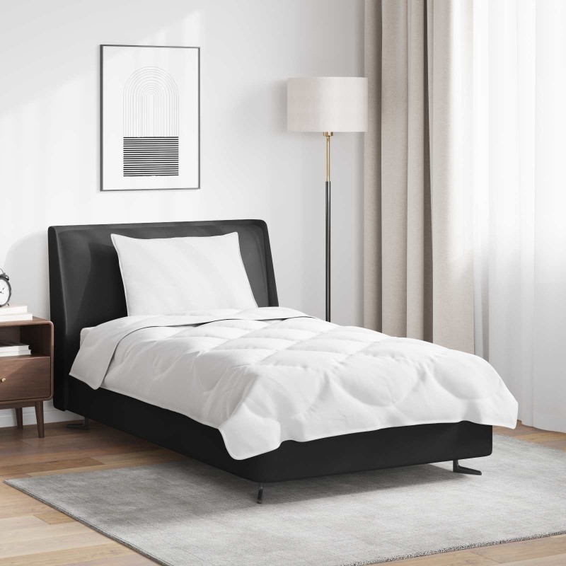 Ensemble de Duvet avec oreiller 2 pcs Blanc Microfibre 564207564207