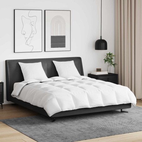 Duvet d'hiver avec oreiller 3 pcs Blanc Plume de canard 564209564209