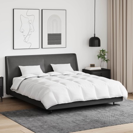 Duvet d'hiver avec oreiller 3 pcs Blanc Plume de canard 564215564215