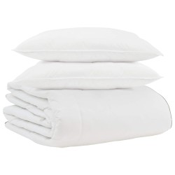 Duvet d'hiver avec oreiller 3 pcs Blanc Plume de canard 564234564234
