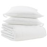 Duvet d'hiver avec oreiller 3 pcs Blanc Plume de canard 564236564236