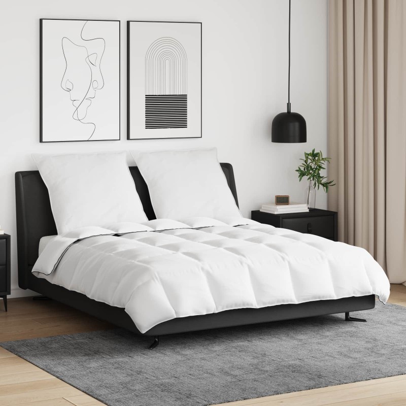 Duvet d'hiver avec oreiller 3 pcs Blanc Plume de canard 564239564239
