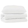 Ensemble de Duvet avec oreiller 2 pcs Blanc Microfibre 564247564247