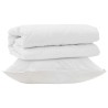 Ensemble de Duvet avec oreiller 2 pcs Blanc Microfibre 564260564260