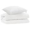 Ensemble de Duvet avec oreiller 2 pcs Blanc Microfibre 564262564262