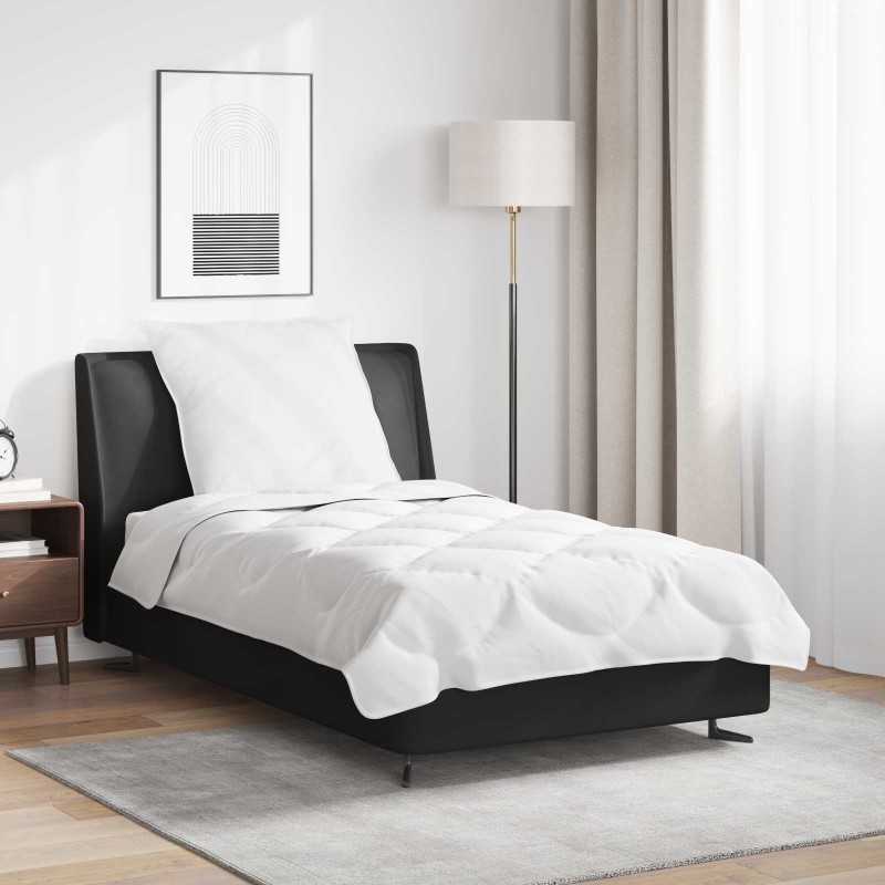 Ensemble de Duvet avec oreiller 2 pcs Blanc Microfibre 564265564265